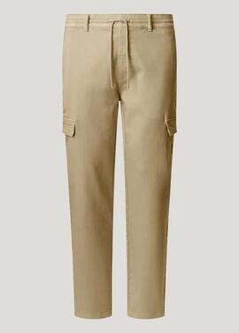 PANTALÓN BOLSO CARGO GYMDIGO 836 STONE BEIGE