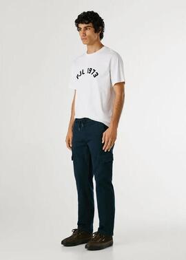 PANTALÓN BOLSO CARGO GYMDIGO SLIM FIT 594 DULWICH BLUE