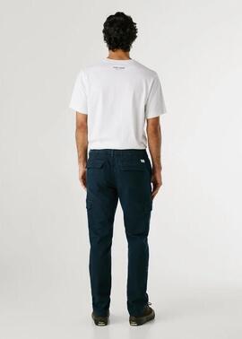 PANTALÓN BOLSO CARGO GYMDIGO SLIM FIT 594 DULWICH BLUE