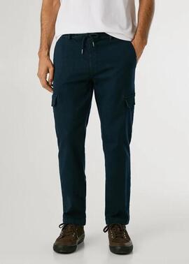 PANTALÓN BOLSO CARGO GYMDIGO SLIM FIT 594 DULWICH BLUE