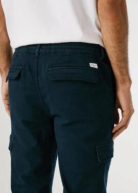 PANTALÓN BOLSO CARGO GYMDIGO SLIM FIT 594 DULWICH BLUE