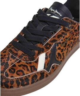 ZAPATILLAS BALL PRINT ANIMAL PRINT 877 NUT BROWN