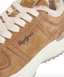 ZAPATILLAS DE ANTE KIMI BLOCK 859 TOBACCO