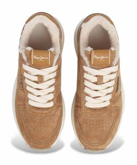ZAPATILLAS DE ANTE KIMI BLOCK 859 TOBACCO