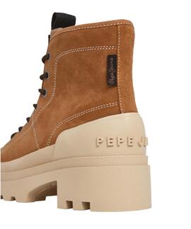 BOTINES DE ANTE HALE BASIC 869 TAN BROWN