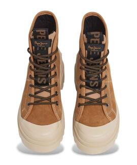BOTINES DE ANTE HALE BASIC 869 TAN BROWN