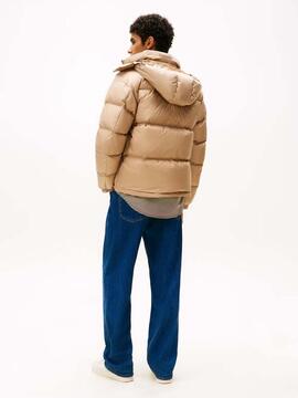 CHAQUETA ACOLCHADA ALASKA EN TEJIDO RIPSTOP BEIGE