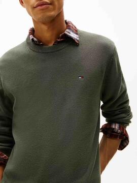 JERSEY SLIM FIT CUELLO REDONDO VERDE