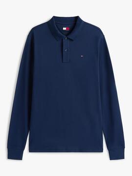 POLO MANGA LARGA SLIM FIT AZUL MARINO