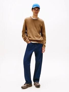 JERSEY SLIM FIT CUELLO REDONDO CAMEL