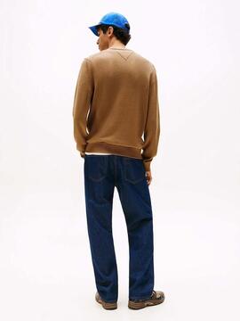 JERSEY SLIM FIT CUELLO REDONDO CAMEL