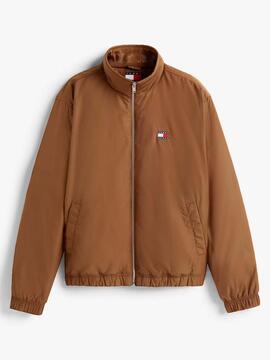 CHAQUETA ACOLCHADA RELAXED FIT MARRÓN IMPERMEABLE