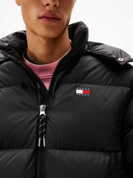 CHAQUETA ACOLCHADA ALASKA EN TEJIDO RIPSTOP NEGRA