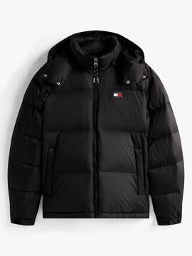 CHAQUETA ACOLCHADA ALASKA EN TEJIDO RIPSTOP NEGRA