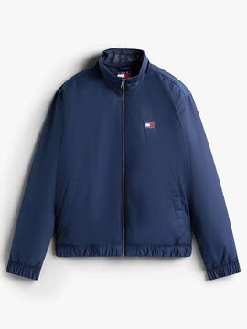 CHAQUETA ACOLCHADA RELAXED FIT AZUL MARINO IMPERMEABLE