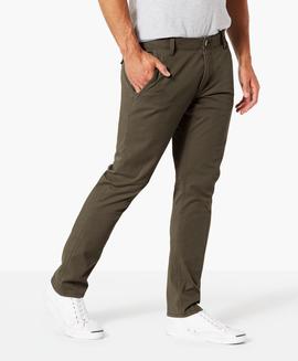 ALPHA KHAKI 360º FLEX SKINNY TAPERED OLIVE BROWN