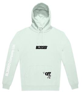 SUDADERA TAZMANIA HOODIE AQUA