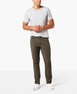 ALPHA KHAKI 360º FLEX SKINNY TAPERED OLIVE BROWN