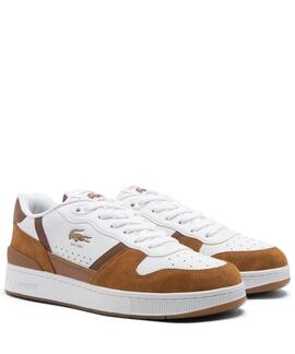 ZAPATILLAS DE HOMBRE T-CLIP SET WHITE / BROWN