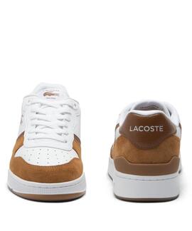 ZAPATILLAS DE HOMBRE T-CLIP SET WHITE / BROWN
