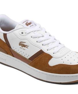 ZAPATILLAS DE HOMBRE T-CLIP SET WHITE / BROWN