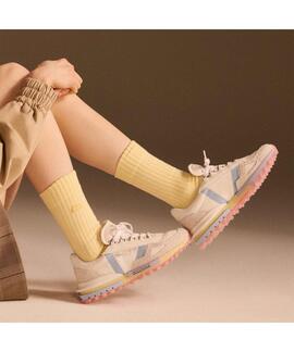 ZAPATILLAS DE MUJER ELITE ACTIVE OFF WHITE / LIGHT BLUE