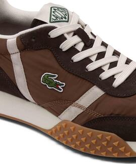 ZAPATILLAS LACOSTE L-SPIN EVO DARK BROWN / GUM