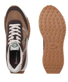 ZAPATILLAS LACOSTE L-SPIN EVO DARK BROWN / GUM