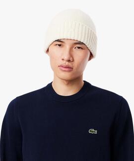 JERSEY LACOSTE CUELLO REDONDO AZUL MARINO