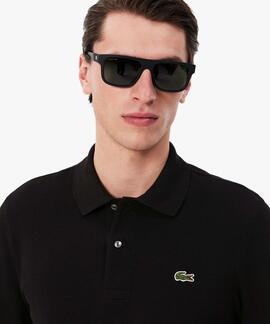 POLO MANGA LARGA LACOSTE REGULAR FIT 031 NEGRO