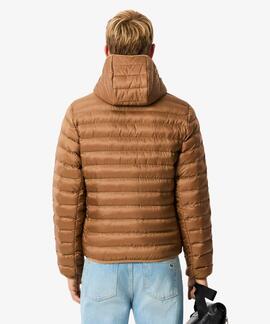 CHAQUETA ACOLCHADA HIDRÓFUGA SLIM FIT MARRÓN CLARO