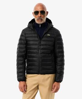 CHAQUETA ACOLCHADA HIDRÓFUGA SLIM FIT NEGRA