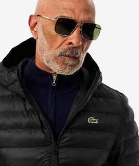 CHAQUETA ACOLCHADA HIDRÓFUGA SLIM FIT NEGRA