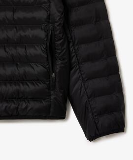 CHAQUETA ACOLCHADA HIDRÓFUGA SLIM FIT NEGRA