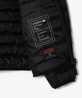 CHAQUETA ACOLCHADA HIDRÓFUGA SLIM FIT NEGRA