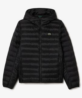 CHAQUETA ACOLCHADA HIDRÓFUGA SLIM FIT NEGRA