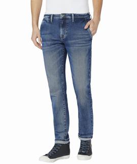 PANTALÓN BOLSO CHINO JAMES SLIM FIT DENIM AZUL