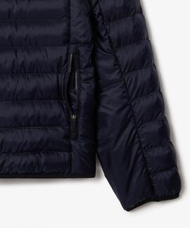CHAQUETA ACOLCHADA HIDRÓFUGA SLIM FIT AZUL MARINO