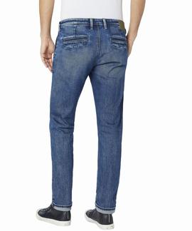 PANTALÓN BOLSO CHINO JAMES SLIM FIT DENIM AZUL