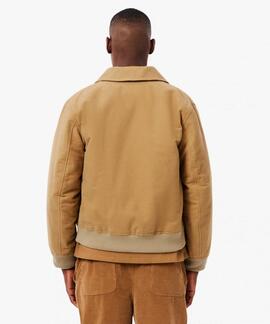 CHAQUETA DE MOLESKIN ACOLCHADA BEIGE