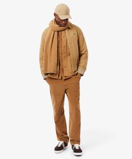 CHAQUETA DE MOLESKIN ACOLCHADA BEIGE