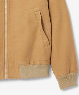 CHAQUETA DE MOLESKIN ACOLCHADA BEIGE