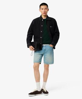 JERSEY LACOSTE CUELLO REDONDO VERDE SINOPLE