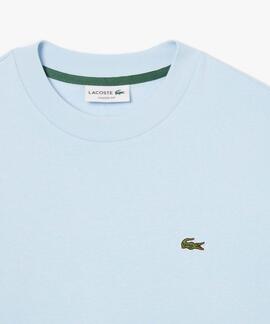 SUDADERA JOGGER LACOSTE EN ALGODÓN CEPILLADO AZUL CLARO