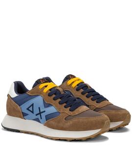 ZAPATILLAS JAKI BICOLOR NAILON Y ANTE S93 VOLPE