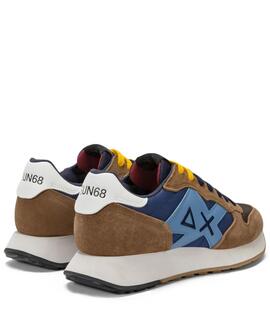 ZAPATILLAS JAKI BICOLOR NAILON Y ANTE S93 VOLPE