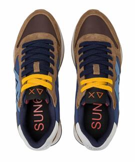 ZAPATILLAS JAKI BICOLOR NAILON Y ANTE S93 VOLPE