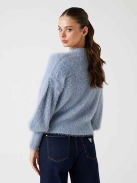 JERSEY KEYLA DE HILADO PELUDO AZUL