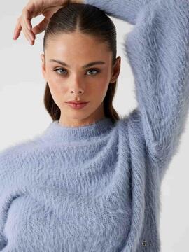 JERSEY KEYLA DE HILADO PELUDO AZUL