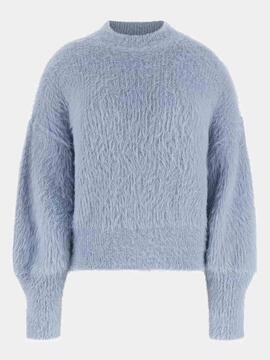 JERSEY KEYLA DE HILADO PELUDO AZUL